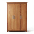 Armoire en bois de couleur chêne 150 x 80 x 200cm avec deux portes